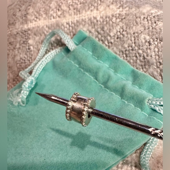 Authentic Pandora Beveled Clip Charm - Sterling Silver S925 Ale - Picture 7 of 14